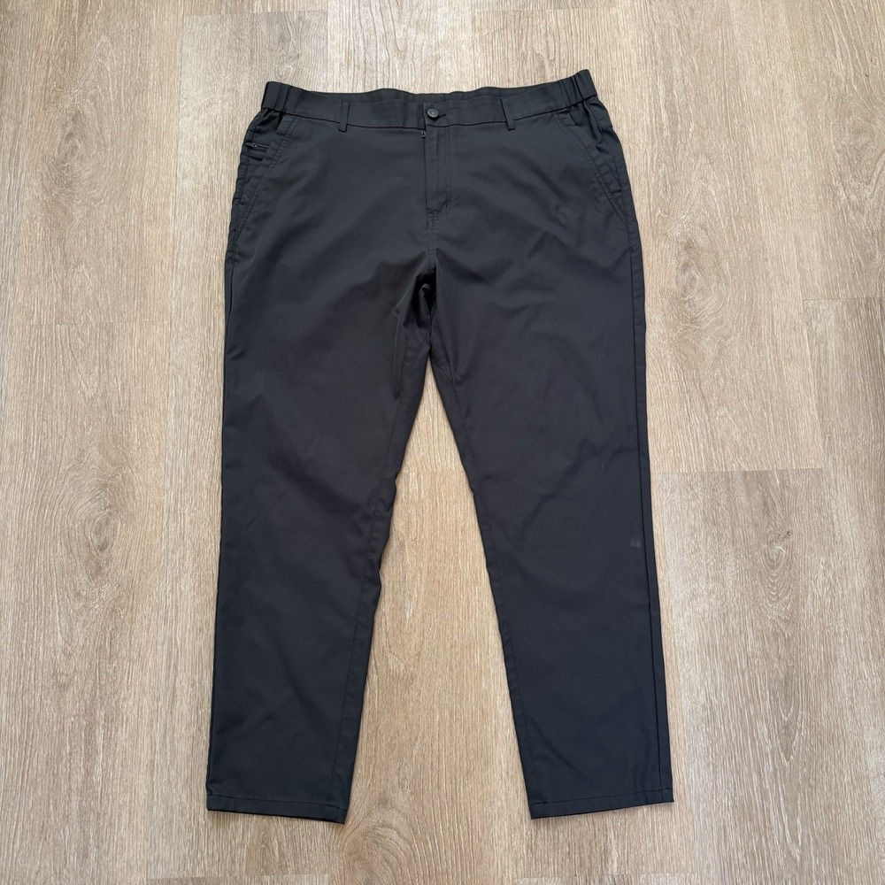Jack‎ Archer Jetsetter Charcoal Gray Chino Performance Good Pants Mens 38x30